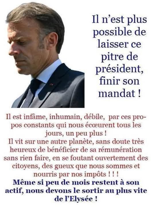 Steph83007968's tweet photo. @EmmanuelMacron https://t.co/AvjHvvN75U