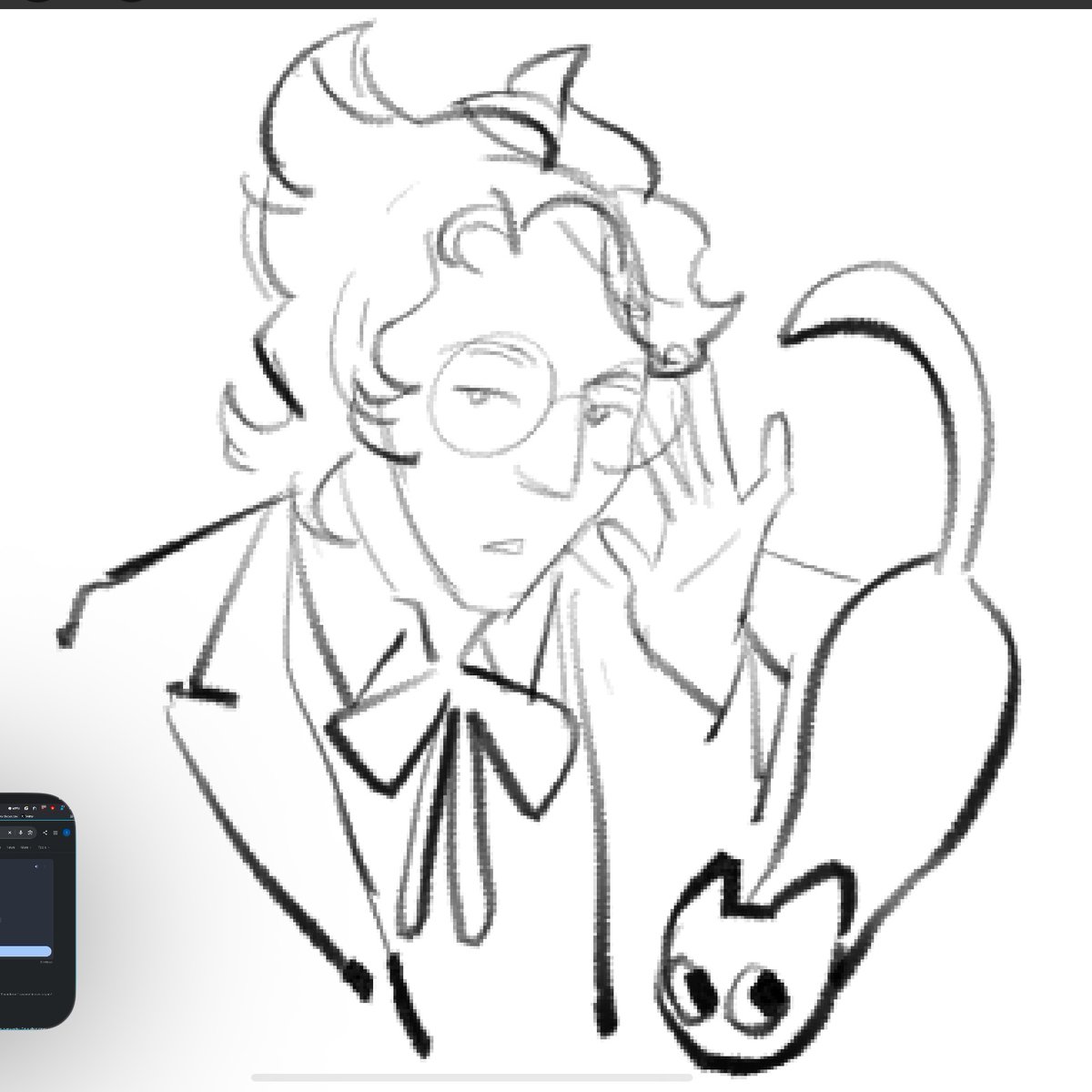 outerspaceboyy_'s tweet photo. 2 min drawing challenge w my friends mp1 spams yay yippe pt1 https://t.co/GVWchpov49