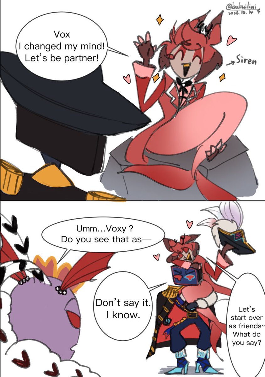 buhuilini's tweet photo. ✍️📺🦌💖

A siren knows your deepest desires!😆

#Voxal 
#RadioStatic #StaticRadio 
#HazbinHotelFanart https://t.co/EnlS5rt468