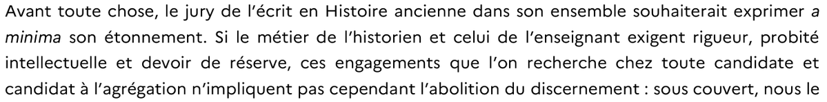 Tahm_osG's tweet photo. Le rapport 2026 de jury de l'agrégation d'histoire étant sorti, c'est l'heure de rire un peu (à défaut de pleurer)... https://t.co/piKUUktzIN
