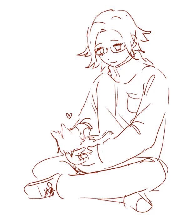 HNDRAction's tweet photo. Angelxxeditss requested Eito holding a cat :3, filled by @jsunnyart !

All remaining doodles will be posted through the rest of October. https://t.co/R2QfcXwmmH