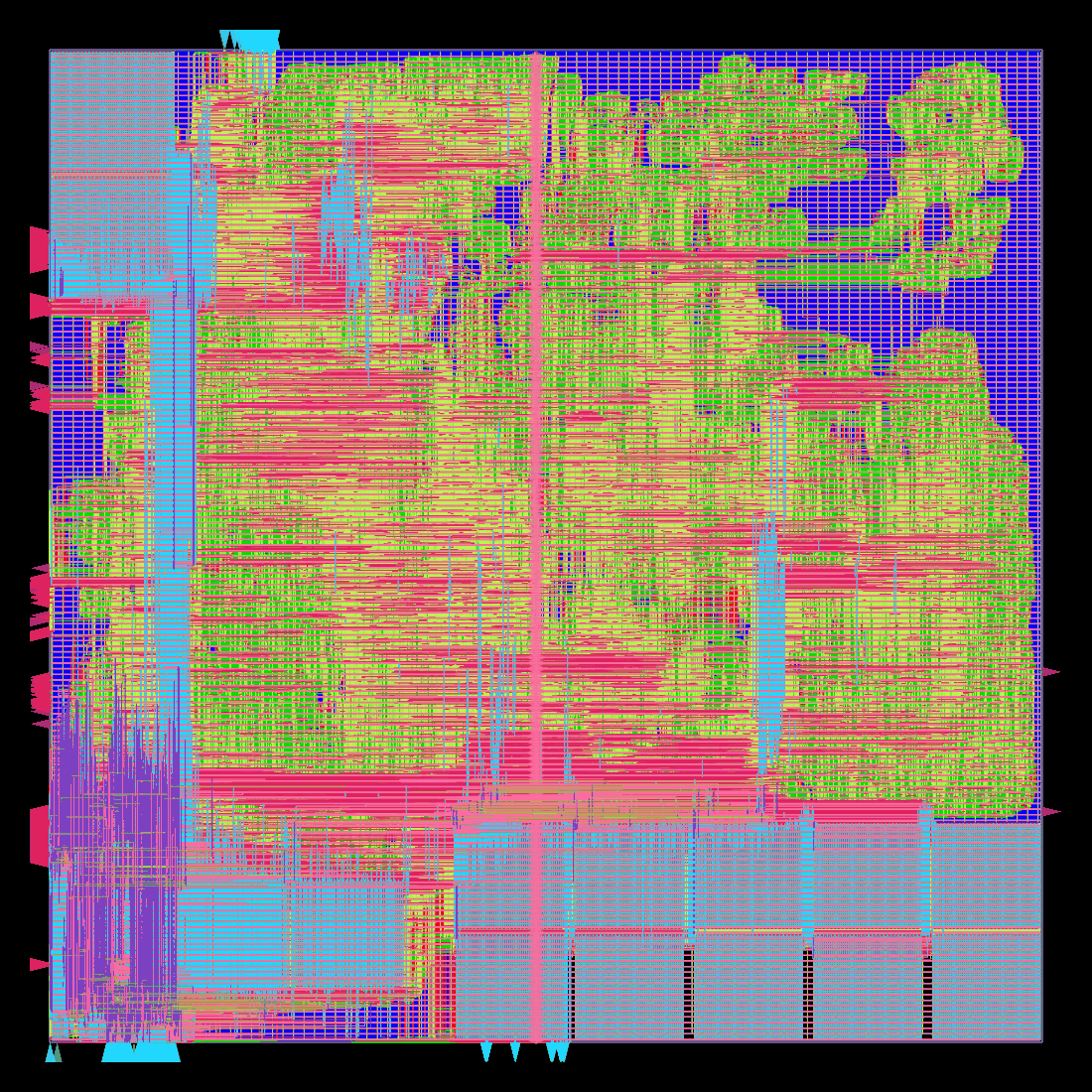 bubbleboi's tweet photo. HUGE UPDATE !!!

Muse has now completed full place and route in OpenROAD and generated a final  GDS for our RISC-V based crypto accelerator SoC. The crypto accelerator  includes SHA-256/512, Keccak, Ed25519 + secp256k1 field arithmetic and closed on nangate45 with the following specs:
- 61,590 cells
- 100 MHz with +4.5 ns slack, 
- 20 mW, zero DRC/electrical violations. 

The GDS is public and is under releases in the repo. The host core has also passed the full RISC-V scalar compliance sweep too which consists of ACT suites + 1.5M Berkeley TestFloat vectors. This was all done with ~100M output tokens or roughly ~$2,000 of work !!!

Next step for me... add vector instructions, rip out the third party core we used as a baseline, and then port to run the @thru_xyz block chain natively on the chip with the exact memory map to make it the fastest block chain on earth.

If anyone has any MPW shuttles coming soon that aren't quite booked please reach out! We are looking to start taping out ASAP and my hope is to pass DRC on a new node by end of month.