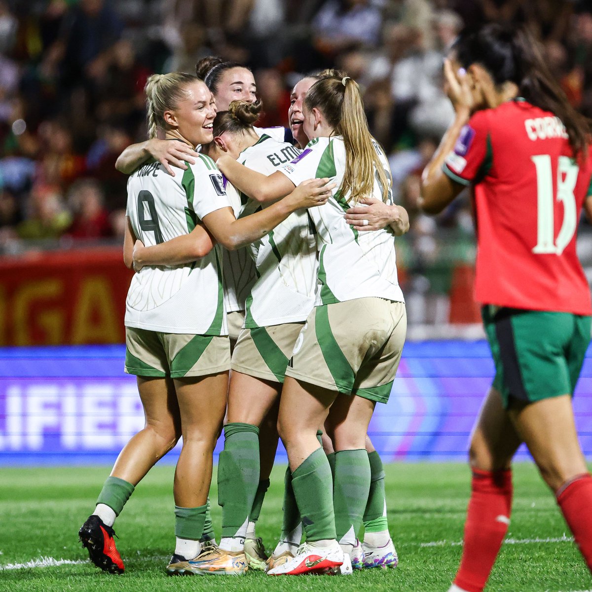NorthernIreland's tweet photo. A special moment for Kess 💚🤍 #GAWA #TogetherWeThrive https://t.co/3C8IKfR6HD