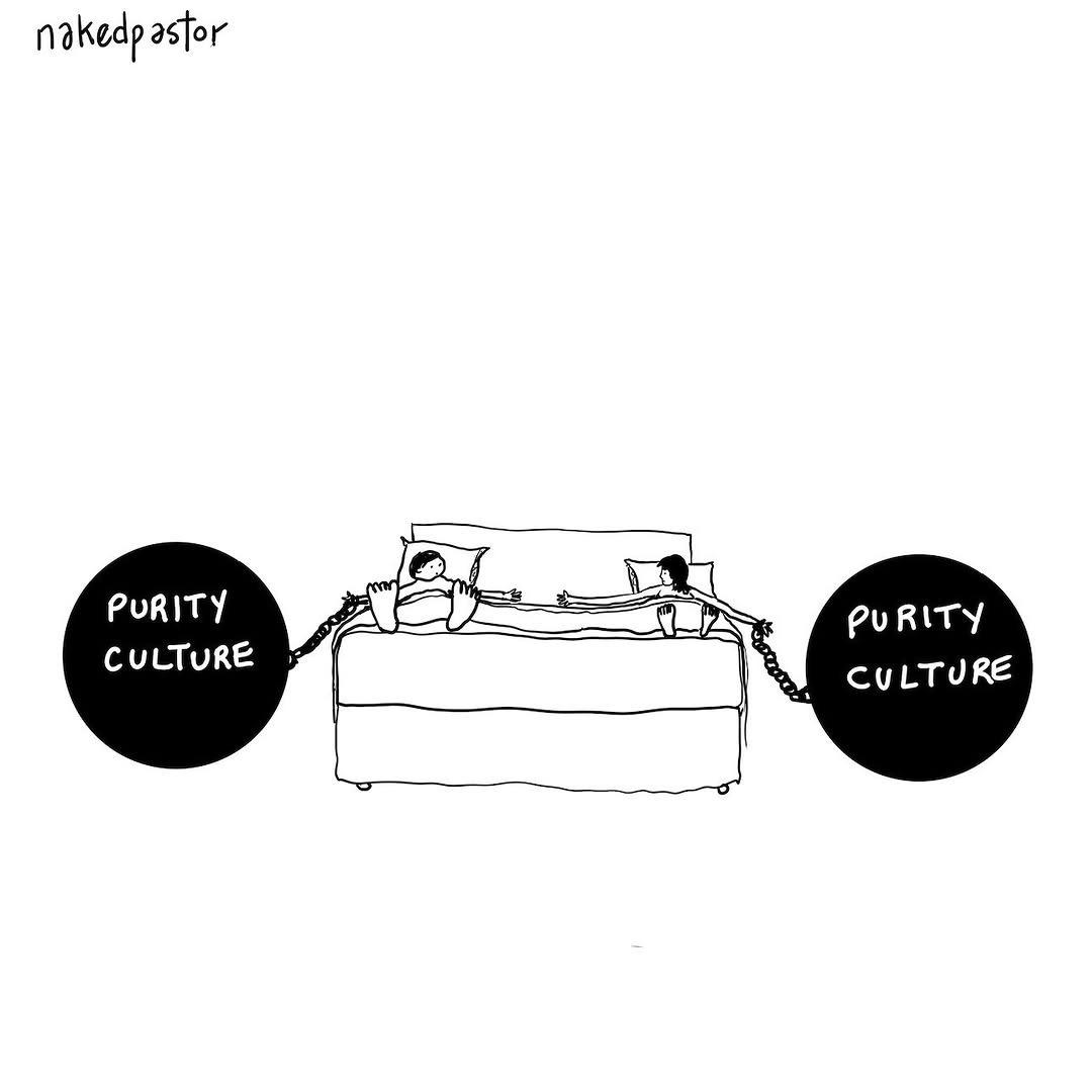 nakedpastor's tweet photo. Purity culture interferes with what could have been natural and healthy sexual relationships.

I somehow survived and even thrived in spite of it.

You? https://t.co/PaD9XPn1tF