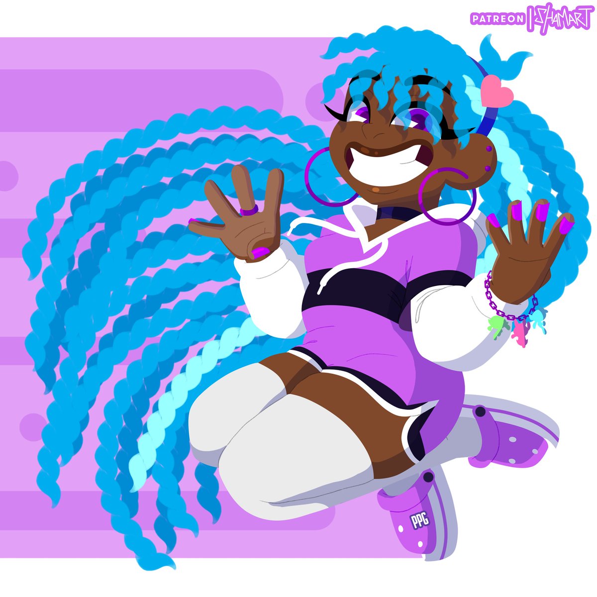 shamartTM's tweet photo. In light of recent events, Black Powerpuff Girls! ❤️💙💚💜 #blacktober https://t.co/H6r0EIR1Cs