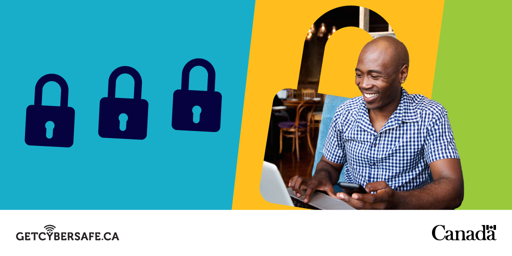 Safety_Canada's tweet photo. Cyber security doesn't have to be complicated. You can #GetCyberSafe by taking small steps like learning how to make stronger passwords: https://t.co/oHor6bLt9x  #CyberMonth2026 https://t.co/5bhS6m1aRB