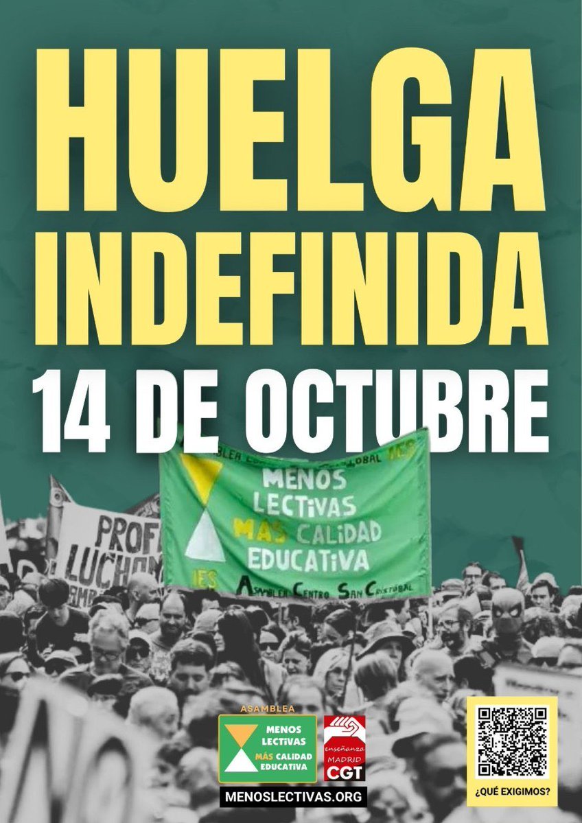 pr2Calderon's tweet photo. Mañana miles de trabajadores del sector educativo empezamos una huelga indefinida. Creo que merece la pena detenerse a analizar algunos aspectos que justifican su relevancia 👇🏼 https://t.co/07XkhG8Dlr