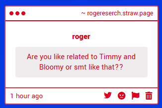 rogeryogerwoger's tweet photo. we r mere acquantenses https://t.co/W3BF435kL8