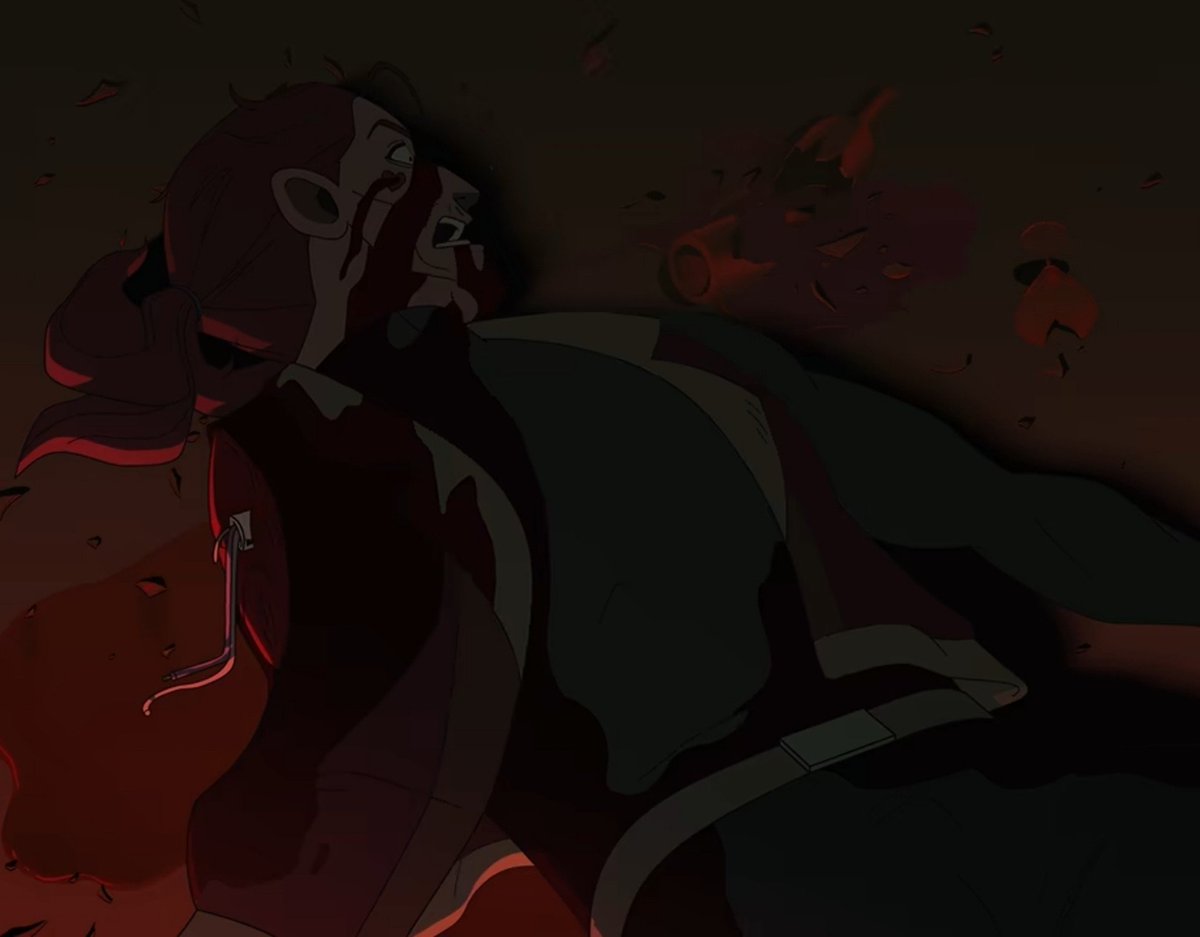 ArbitraryAdams's tweet photo. Aww look how pitiful his suffering is. I love a man who bleeds out  #kog #knightsofguinevere #Armend https://t.co/nsraQJ2qAo