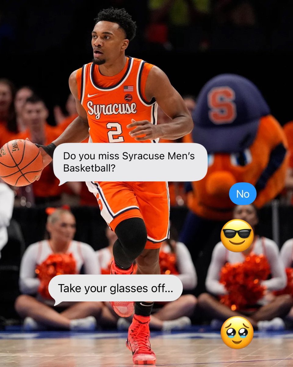 CuseNILStore's tweet photo. We’re not crying, you are 🥹🏀

The women got it done, and now it’s the men’s turn to take the court for the first time this season! Both teams take on UConn in exhibition play this weekend, and we couldn’t be more excited 🫶

Shop &amp; NIL merch on our website!!! ⬇️ https://t.co/hcq15cP2Kd