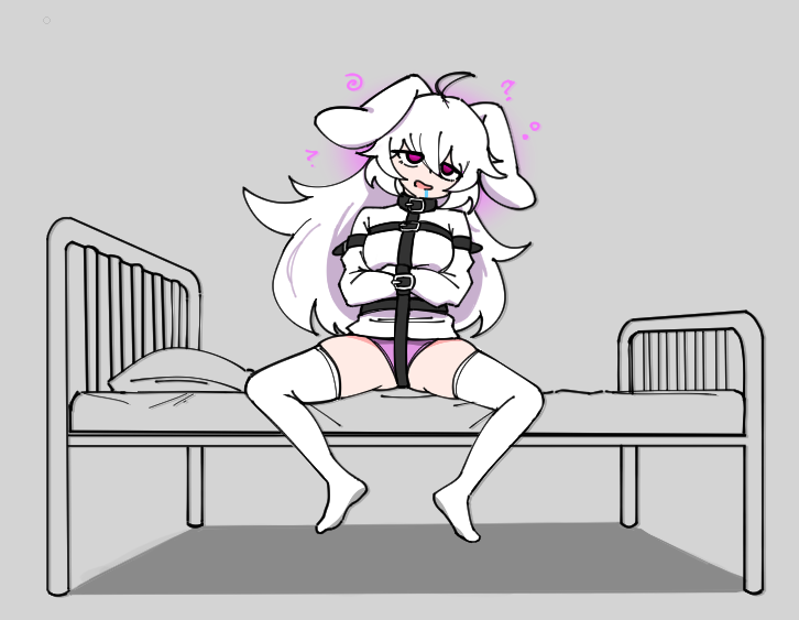 wootys_'s tweet photo. straitjacketed bnuuy comm for @AkiyusaV :> https://t.co/kVoU6fZEmF