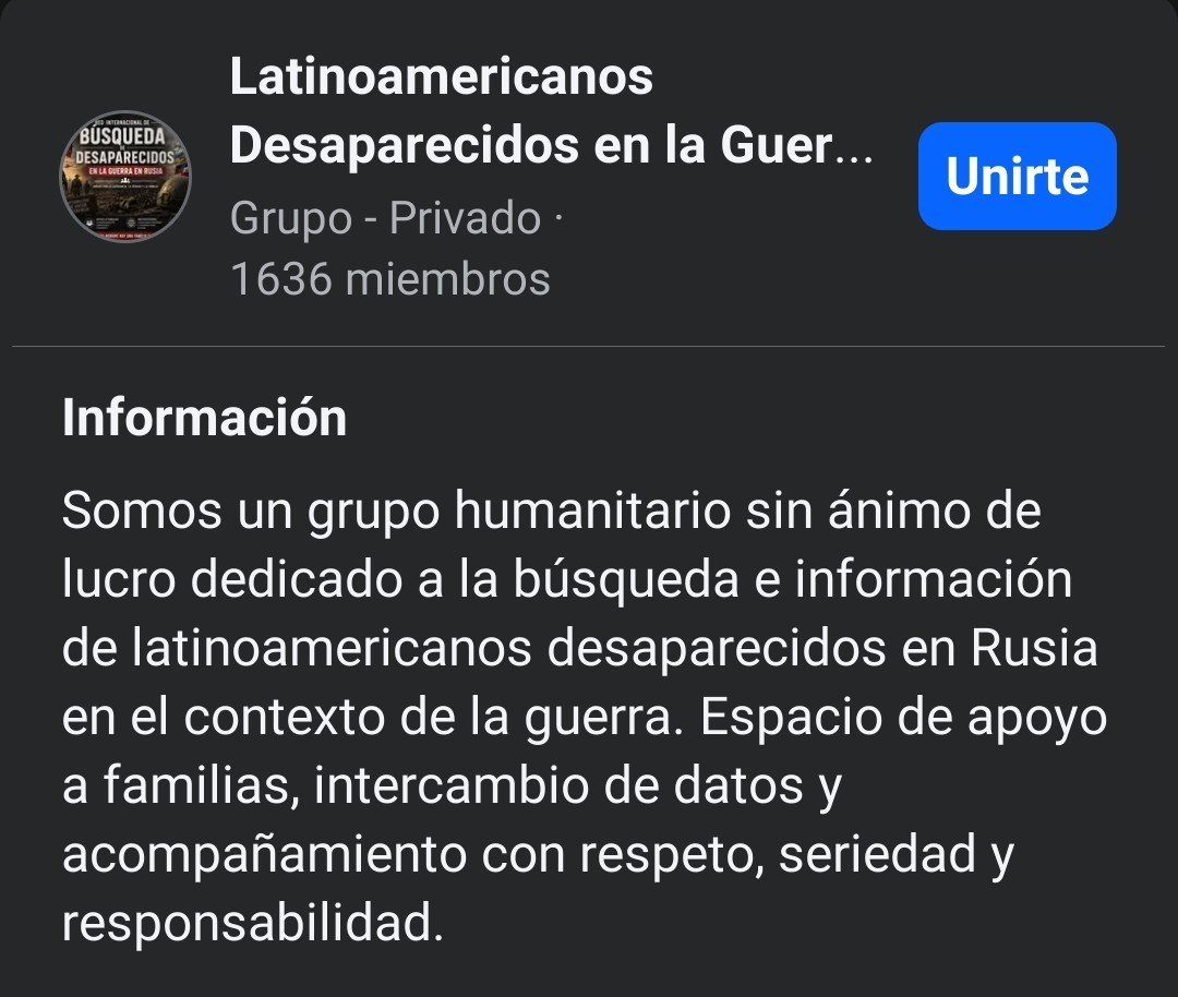 Midnigths_28's tweet photo. @Mimisu_5 No solo en Perú mi estimada, soy nicaragüense y en mis redes salen publicaciones ofreciendo trabajo tanto rusas como ucranianas. 
Básicamente somos carne de cañón e incluso buscando te encuentras con grupos así. https://t.co/N0z398bXhj