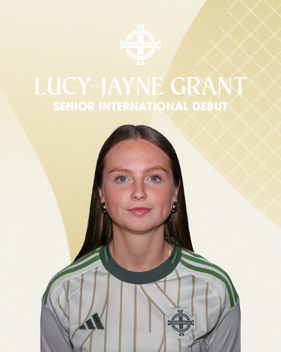 NorthernIreland's tweet photo. A milestone moment for Lucy-Jayne as she comes on at the start of the second half 👏✨ #GAWA #TogetherWeThrive https://t.co/BlVOmje5CF