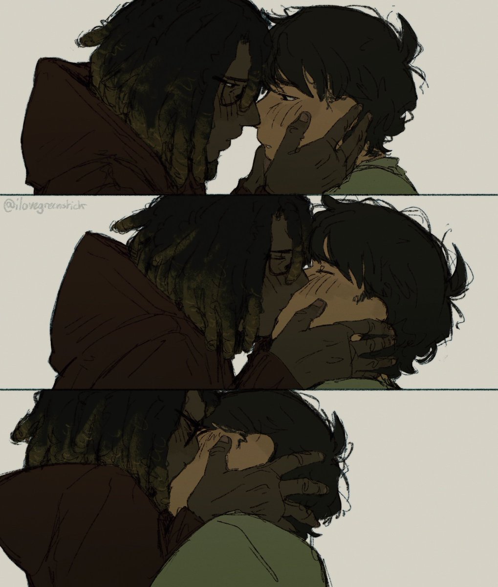 ilovegreenstick's tweet photo. and I'll kiss you again and again and again #sfawtde #slimeknight https://t.co/YJPZMDy8YX