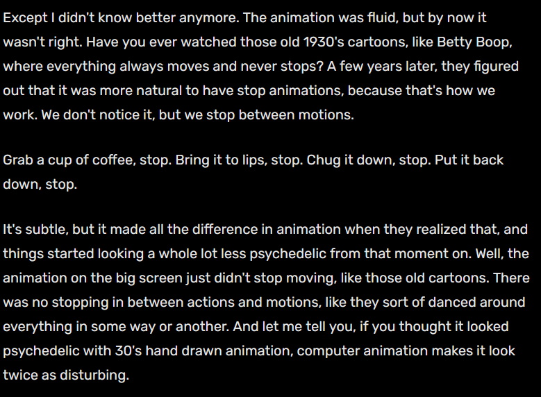 KoopTroopBeach's tweet photo. It's insane how this Toy Story Creepypasta from the late 2010s basically predicted how AI Generated videos behave, it's kind of fucking scary how accurate the description is https://t.co/Bj7FbGHHUL