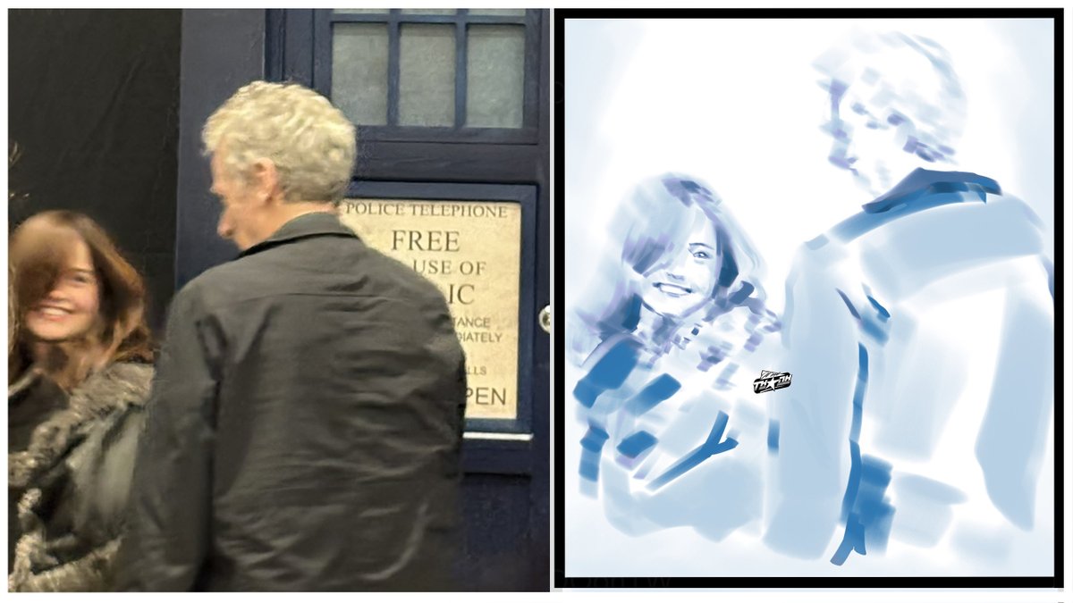 DoctorOswald's tweet photo. Beautiful art by @itmethanh of Jenna Coleman and Peter Capaldi's reunion! 🙌

https://t.co/ngYdaOAkGQ https://t.co/8krhTxBHaW