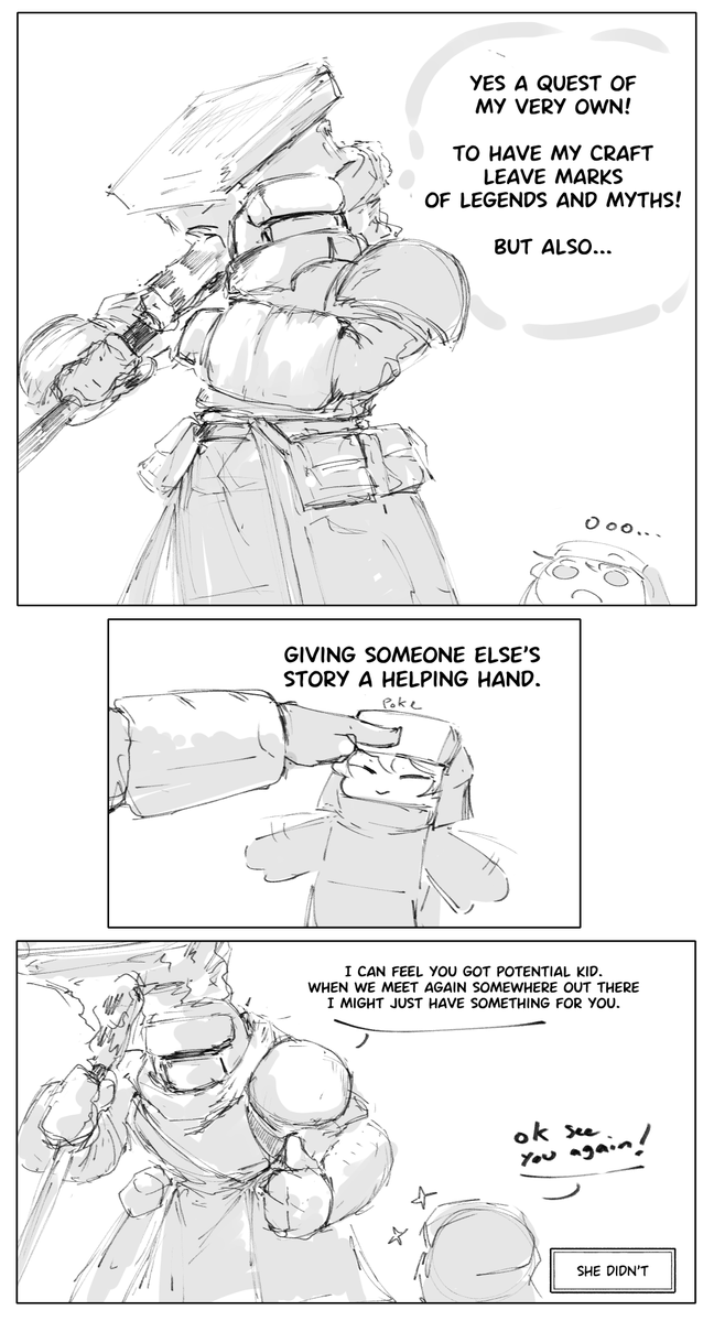 VioletLeVile's tweet photo. Day 13 - Legends or something.
Had to rush it due to some wonky time stuff.
Hope the scribbles are not too insane. https://t.co/K5mzaVP7Dn
