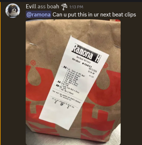 ramonaheartt's tweet photo. the official ramona heart meal https://t.co/kmJxUlEAvQ