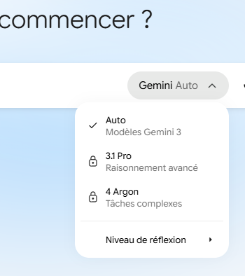 Ken__Invest's tweet photo. @thismacapital Avant Gemini 4 Argon j'avais Gemini pro sur la version gratuite. Maintenant ça a été bloqué. Je suis puni ou quoi😭 https://t.co/4RhrnCcGHl