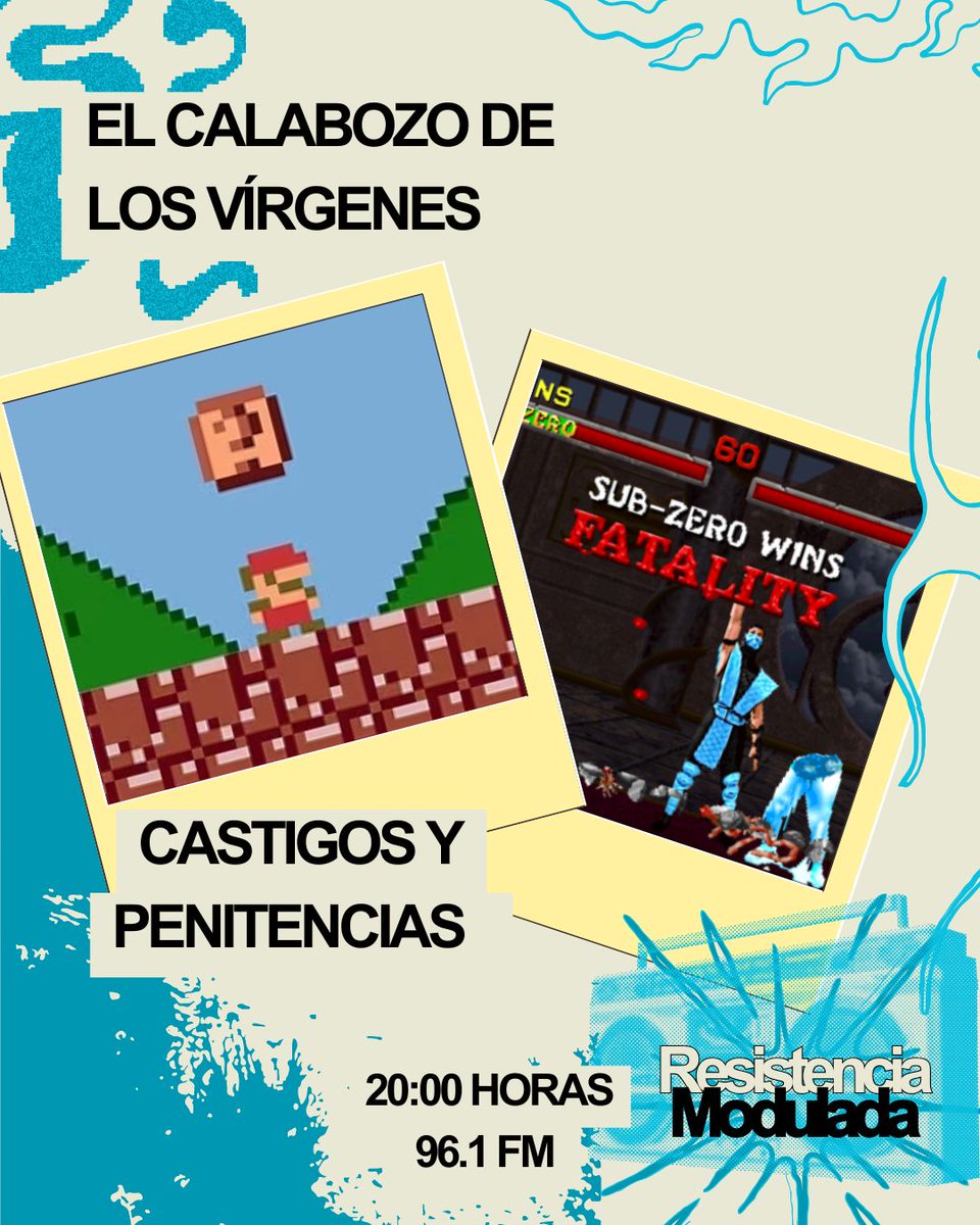 RModulada's tweet photo. Hoy en #ElCalabozoDeLosVírgenes🎮La sentencia de los villanos, el miedo de los inocentes y la injusticia de los héroes: si hay algo peor que enfrentar las consecuencias, es que éstas sean con dolor, violencia o con ironía.
🎙️ @mparamago y @pacocap 
📻20 H 96.1 FM de @RadioUNAM https://t.co/hnuUZ0e8bP