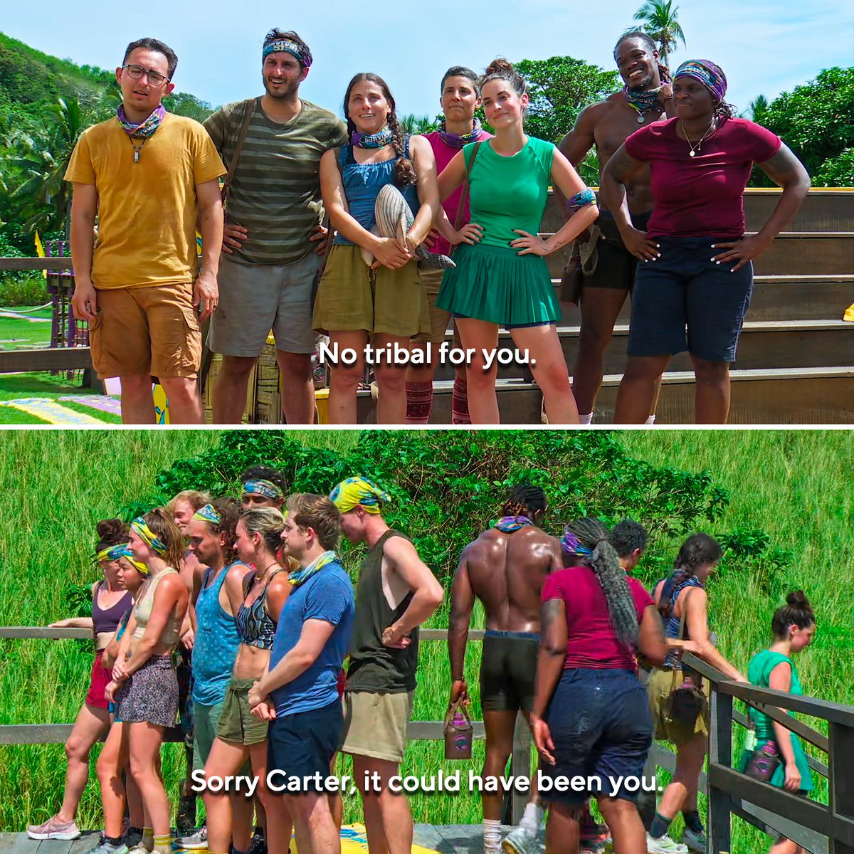 survivorcbs's tweet photo. talk about an uno reverse moment ๐ #Survivor51 #Survivor #Liners https://t.co/iAbnQ4gzDi