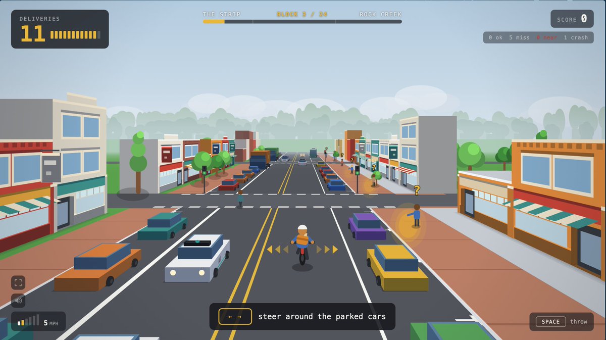 AVGregR's tweet photo. DC Courier allows players to experience different types of streetscapes and #VRU infrastructure in iconic DC neighborhoods, inspired by fond #BikeDC memories.
Since the August beta, I added 14th and U Street and polished gameplay + stats.
Take a ride: https://t.co/4cYxcsTAAz https://t.co/Asloyy2Mao