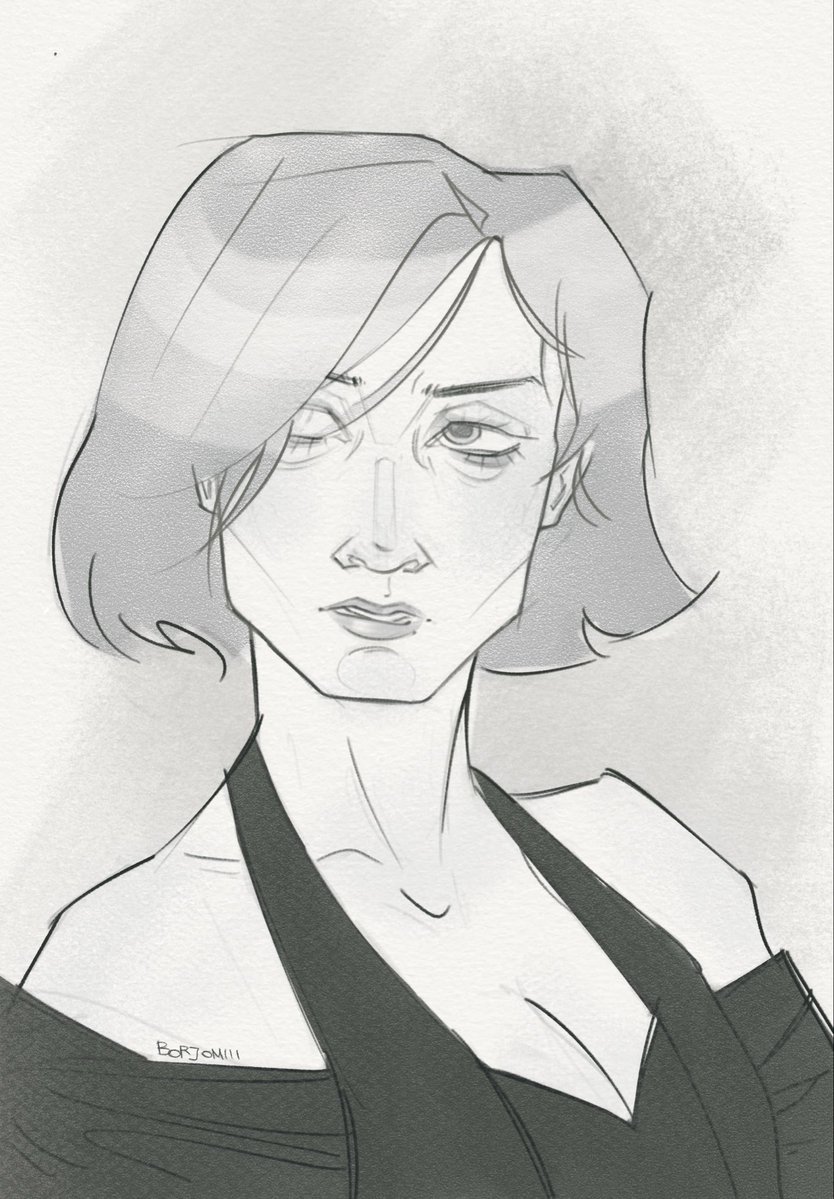 borjomiiiii's tweet photo. quick portrait sketch i guess https://t.co/kpqBtqfVfS