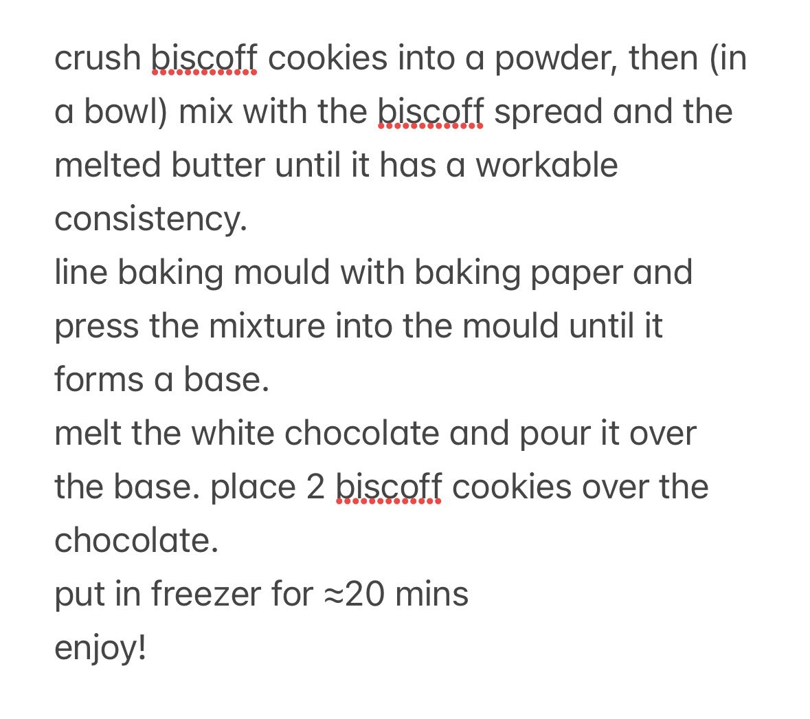 bulimilarp's tweet photo. @mollywab stole it from a woman on ig but can’t find her video so here’s my explanation + quantities. you can reduce cals by not adding the 2 biscoff cookies on the top.
( speculoos is biscoff spread. )
great dessert if you want to feel cavities forming as you eat it. https://t.co/Lr1jJwzYcE