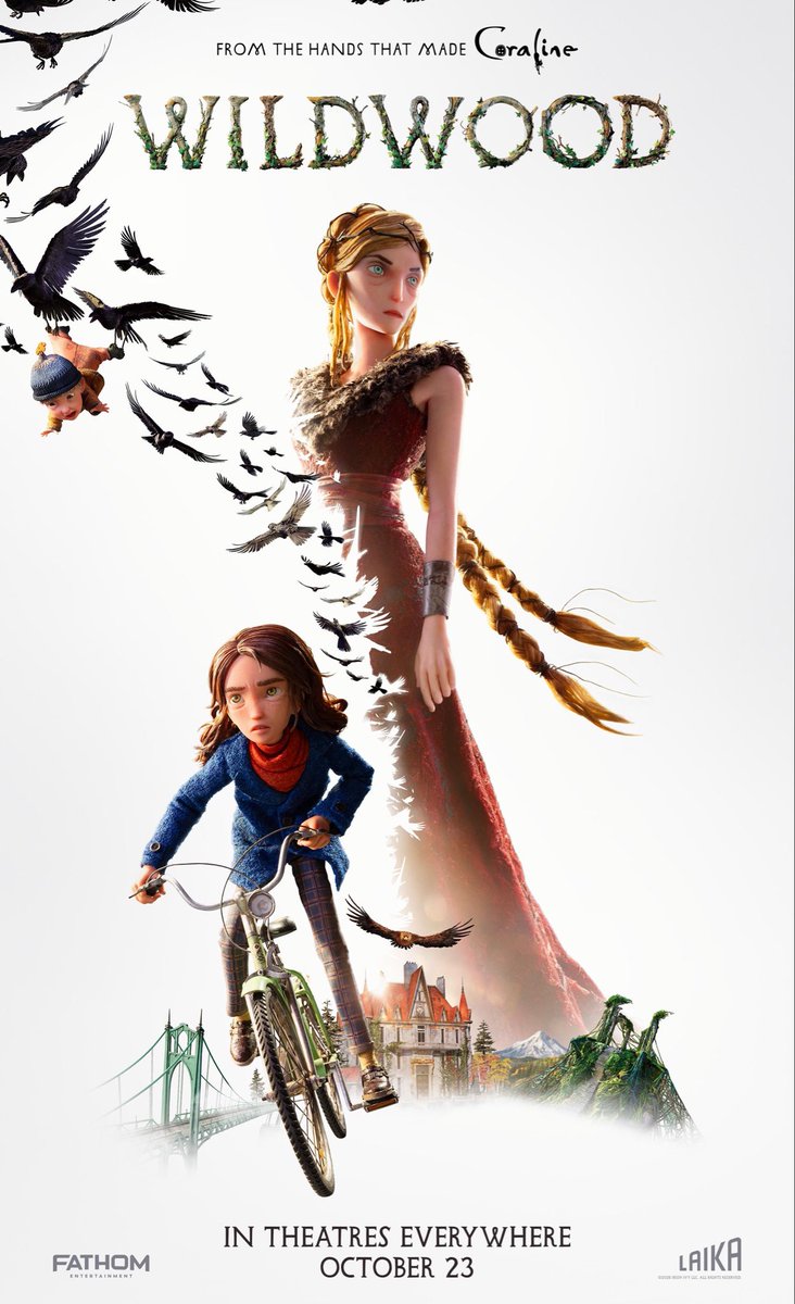 GlobalBoxOffice's tweet photo. WILDWOOD is having strong pre-sales, 75% ahead of FORGOTTEN ISLAND, so that rumour of a $6M opening doesn’t match its pre-sales at all.

Yet, theaters need to give it enough screens, it’s too limited so far.

Laika has earned many devoted fans since CAROLINE. https://t.co/so9dRhlJqg