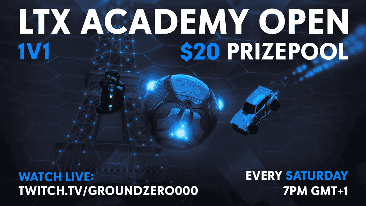LTXAcademy's tweet photo. 🏆 LTX Academy Open 🏆
Our weekly Rocket League tournament series kicks off October 24!
Format:
- 1v1
- Single Elimination
- $20 prize pool
Register: https://t.co/KyRAUmiRgw
Questions? Join our Discord: https://t.co/d05oJTzlBA