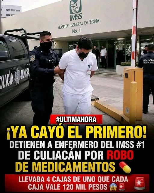 CeaseCruz's tweet photo. Cae FACHO #PRIANISTA ratero,
de profesión enfermero,
por robo de cajas de medicamentos 
ya van cayendo poco a poco 🤔👇 https://t.co/zNB498yzUb