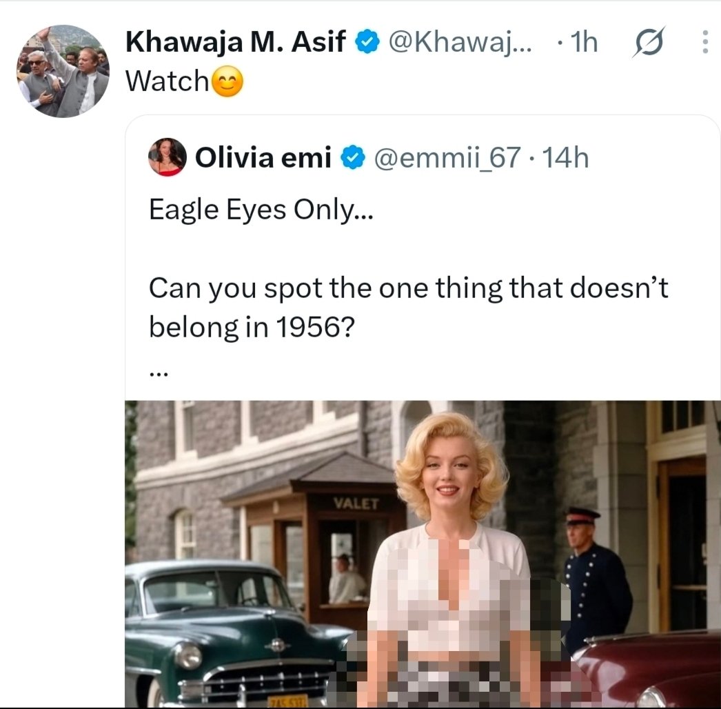 burhan_uddin_0's tweet photo. Look at this shameless man He is the Defence Minister of so-called Islamic Republic of Pakistan.

Khawaja ! Stop drinking so early in the night.

You’re embarrassing Pakistan in front of the whole world! 😂

Your country is drenched in blood, yet you are posting pictures of naked girls on X. 

Shame on fake you Minister. @KhawajaMAsif