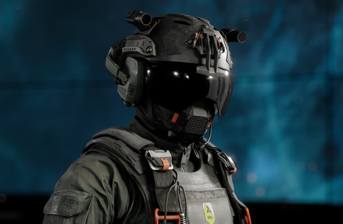 CharlieMike_BD3's tweet photo. yeah bro let me just put two surefire x300 on my helmet for Tactical Reasons https://t.co/8a1XuZierb