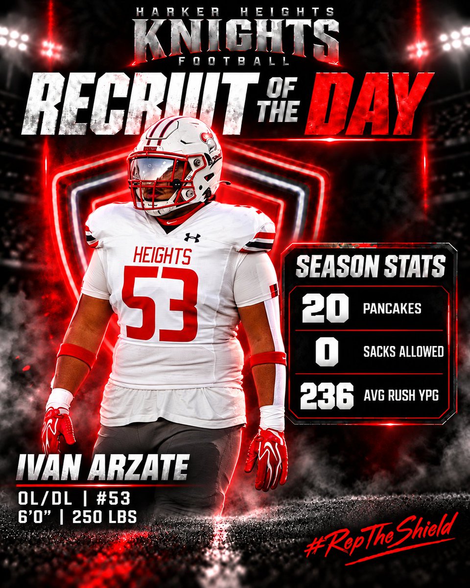 RecruitHeights's tweet photo. Big Body in the Trenches! 🦾🔨@HHKnights_FB
@MarkHum7 @coach_t_ritchie @CoachDCurry @JDMarrow @i_arz20  @Ath_Dynasty
https://t.co/XVWRSX5iQl #reptheshield 🛡️#honorheights ⚔️ https://t.co/VMt5t41IJ8