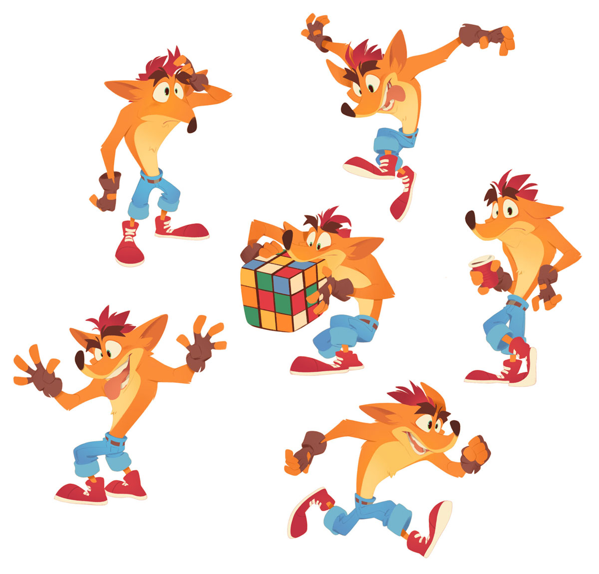 VideoArtGame's tweet photo. Concept art | Crash Bandicoot 4: It's About Time https://t.co/JLdEDzXBXl
