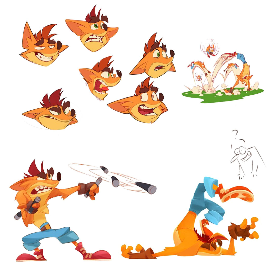 VideoArtGame's tweet photo. Concept art | Crash Bandicoot 4: It's About Time https://t.co/JLdEDzXBXl