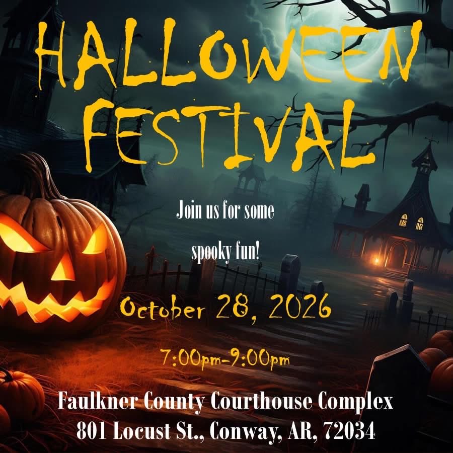 CountyFaulkner's tweet photo. We are pleased to announce the 2nd annual Faulkner County Halloween Festival! More: https://t.co/PPkzdeP2vI

#FaulknerCountyLaw #FCSONews https://t.co/hPUZfVX7IN