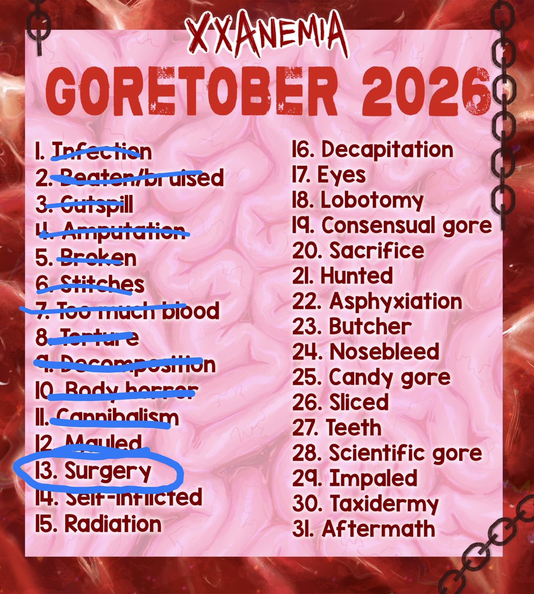 Opalvividfangs's tweet photo. #goretober 
A heart surgery 🫀 https://t.co/LU0G4zJOut