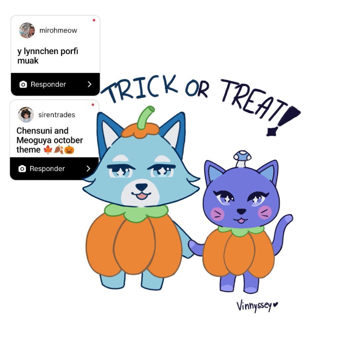 Vinnyssey_'s tweet photo. October req. part 2 🎃🍁
#MODITTO #MEOGUYA #CHENSUNI https://t.co/60BF8v8BgA