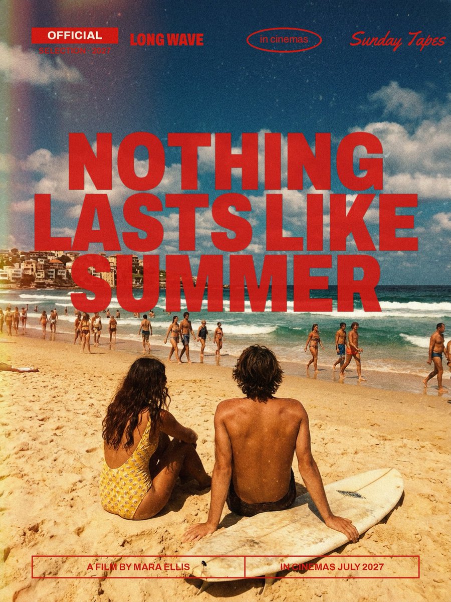 TheoBuildsAI's tweet photo. I invented a movie just to design its marketing. ☀️🎬

NOTHING LASTS LIKE SUMMER is my nostalgic coming-of-age film that doesn’t exist, but now has a poster campaign made with Magnific One. https://t.co/JkjEfkRLYd