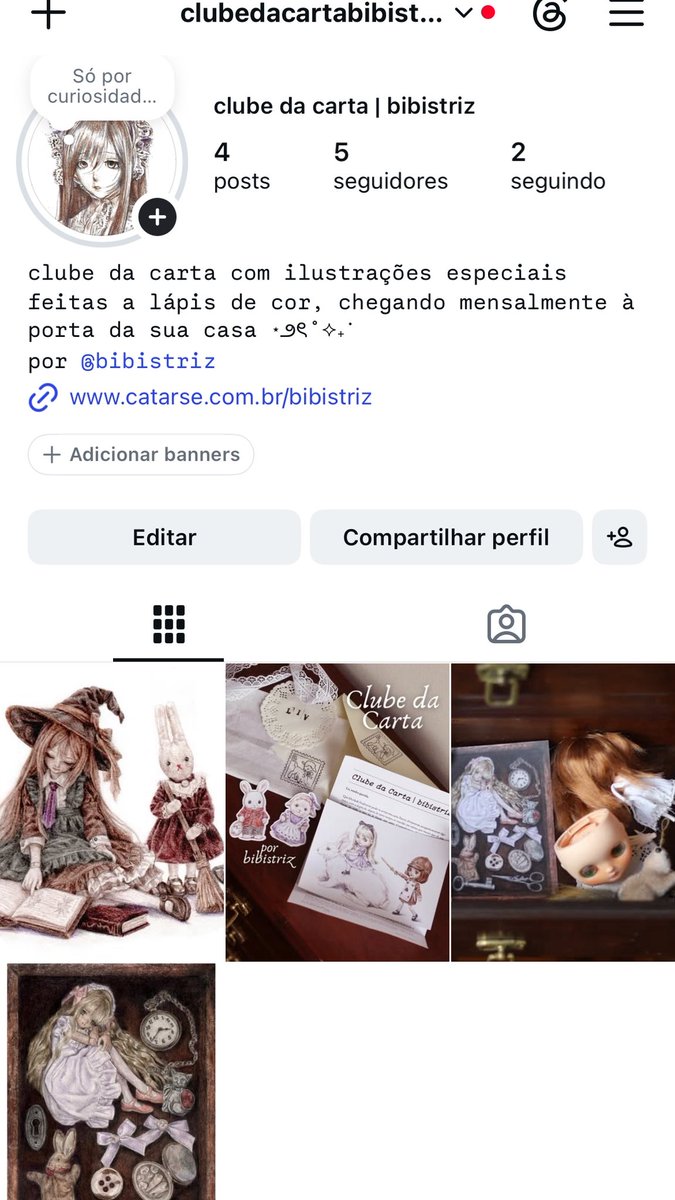 spacekiikis's tweet photo. criei um instagram para o meu clube da carta! falarei mais sobre o projeto e meus desenhos por lá, com mais liberdade <3333

@/clubedacartabibistriz https://t.co/DIpr4IJZ3J