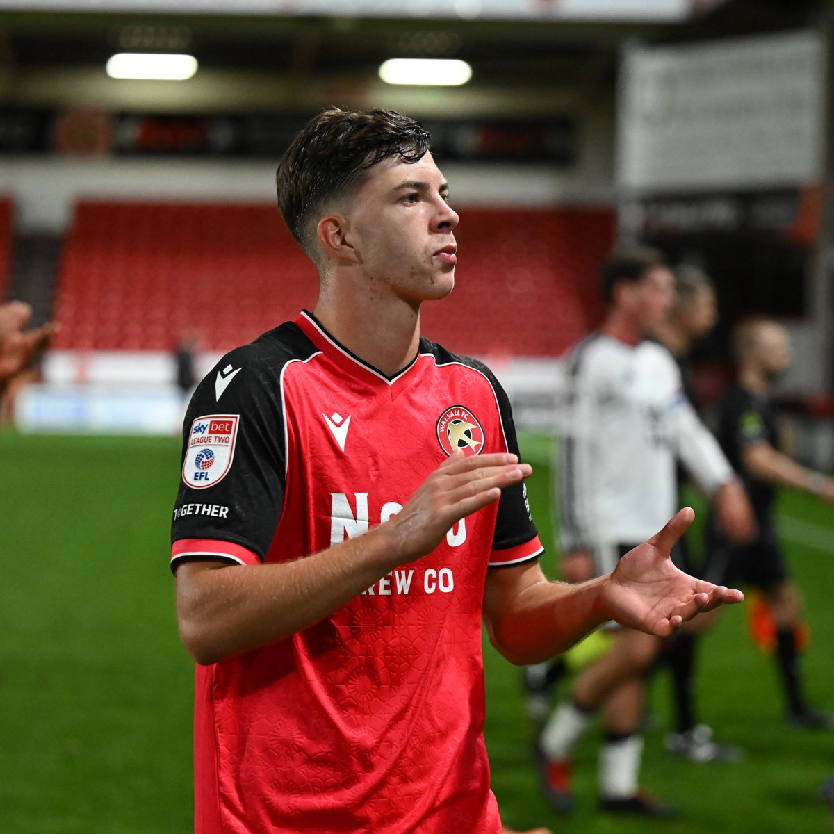 WFCOfficial's tweet photo. A night of positives and things to work on too - a 𝐦𝐚𝐬𝐬𝐢𝐯𝐞 thank you for your support this evening #Saddlers fans! 🫡❤️ https://t.co/ohMuTMiLJQ