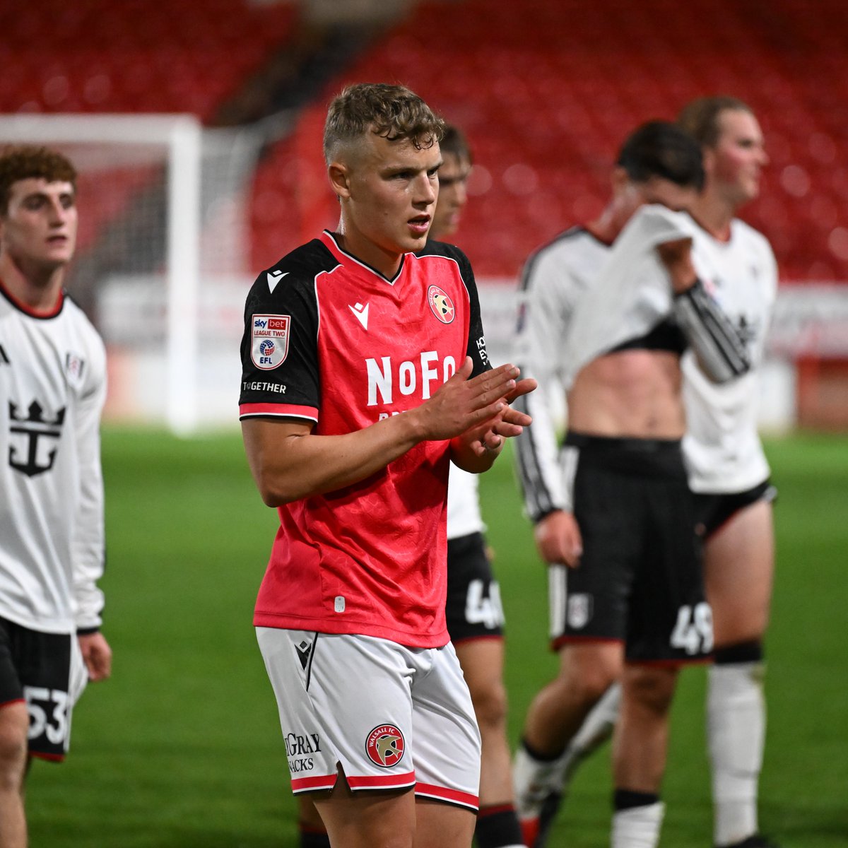 WFCOfficial's tweet photo. A night of positives and things to work on too - a 𝐦𝐚𝐬𝐬𝐢𝐯𝐞 thank you for your support this evening #Saddlers fans! 🫡❤️ https://t.co/ohMuTMiLJQ