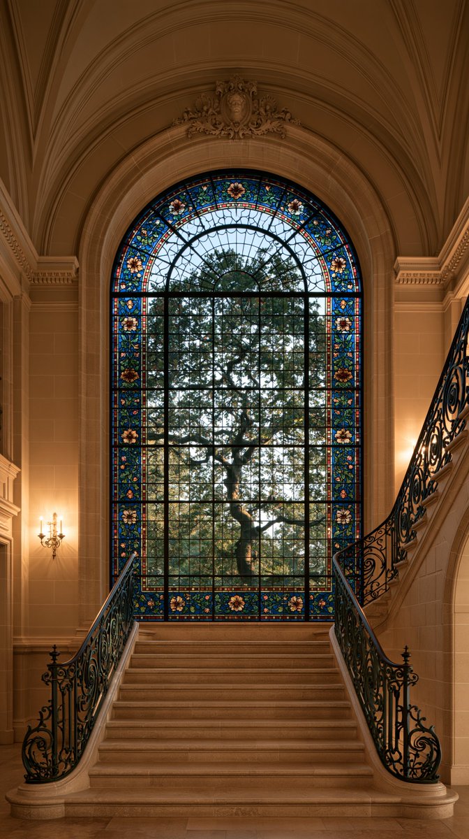 architectvibes's tweet photo. Stained Glass Architecture https://t.co/tVPlGpBBzR