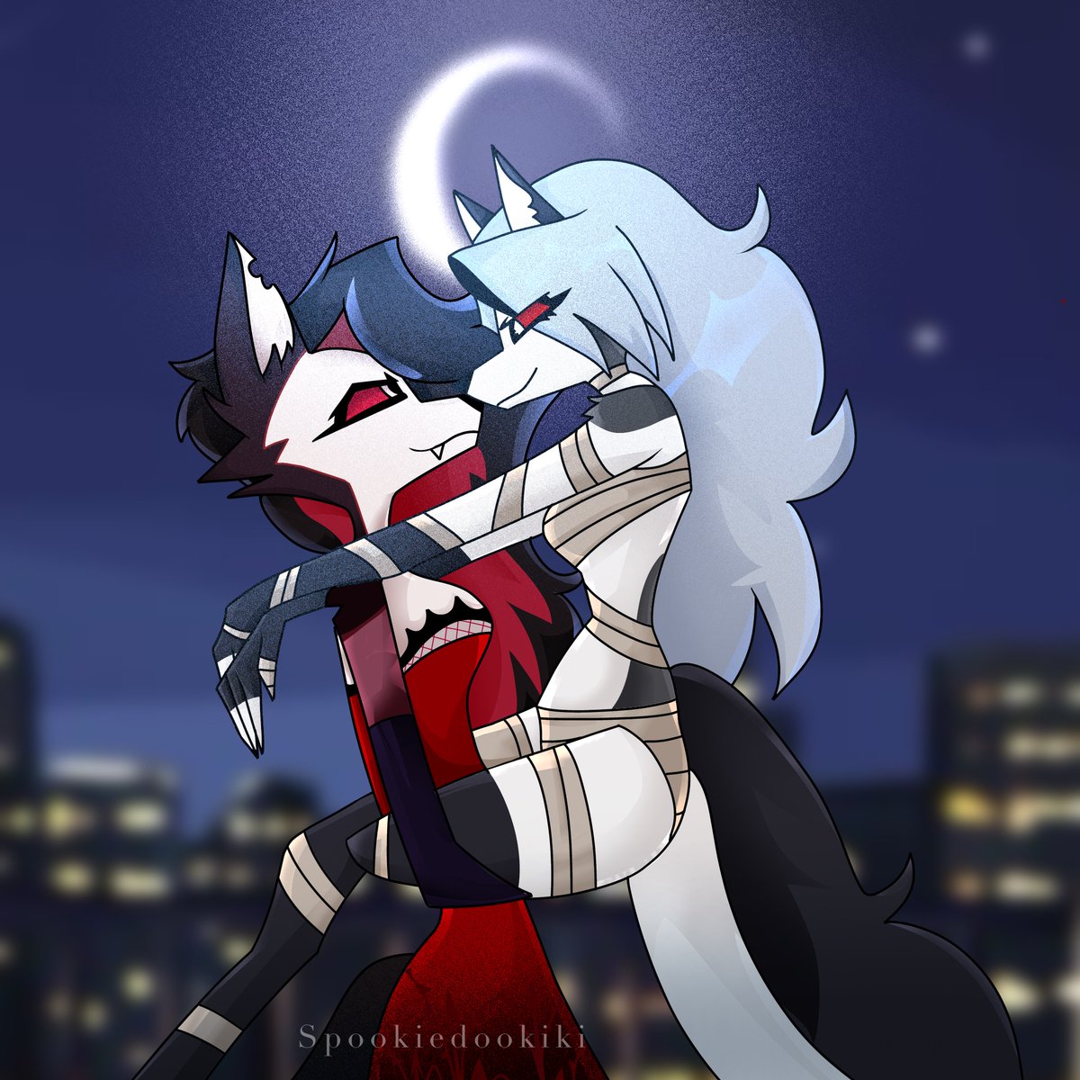 BleorkOverlord's tweet photo. witch Vixie with mummy Loona

art by @spookiedookiki https://t.co/kK4yfktKPe
