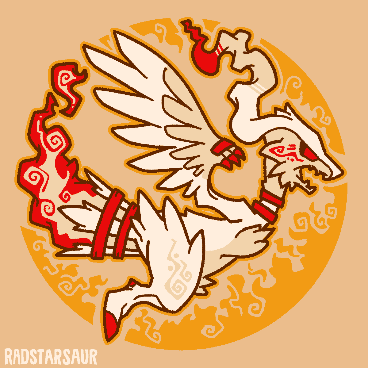 RadStarsaur's tweet photo. Reshiram and Zekrom https://t.co/g1DDCtFKyL