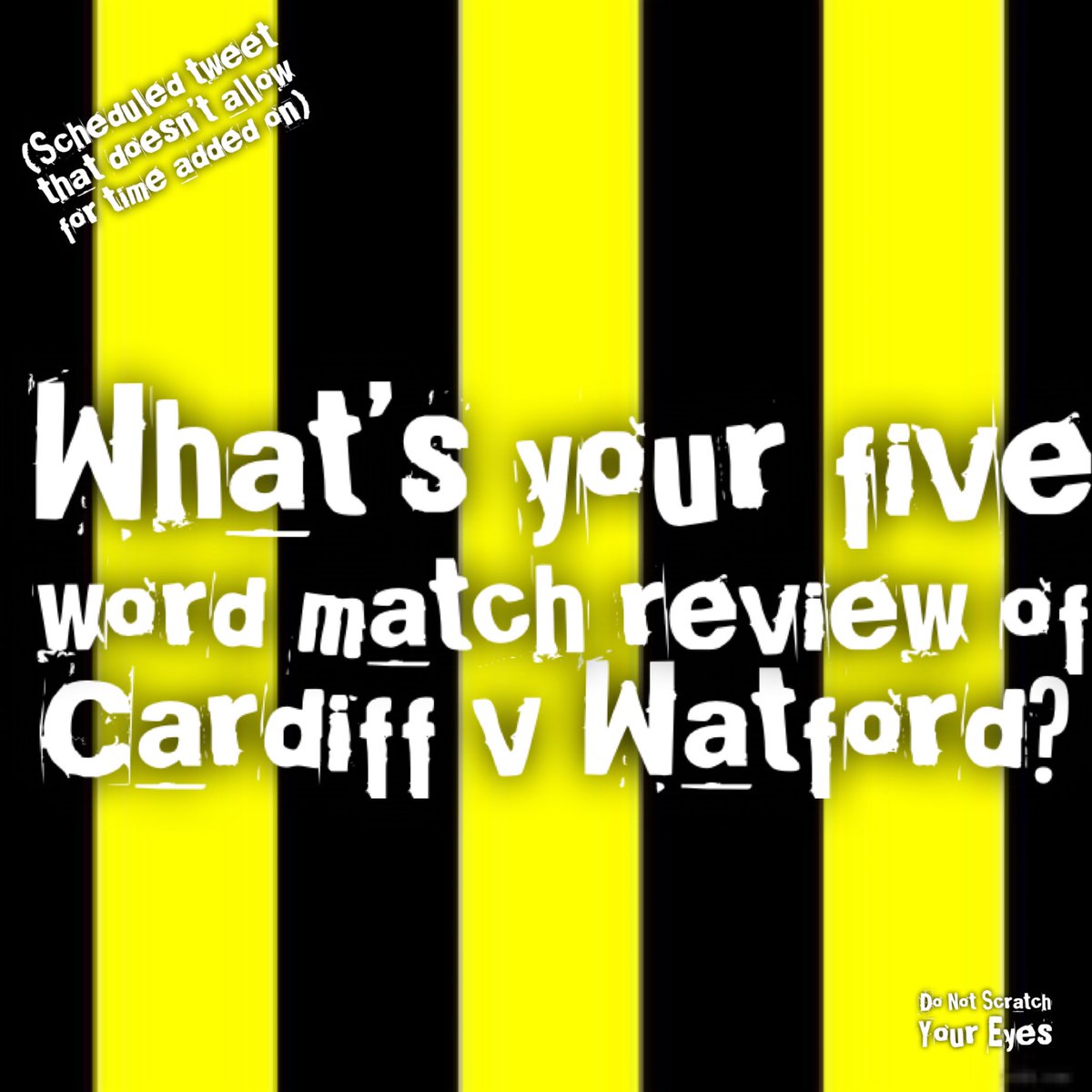 DNSYE_podcast's tweet photo. Sum it up #watfordfc fans… https://t.co/1E5QUnK27B