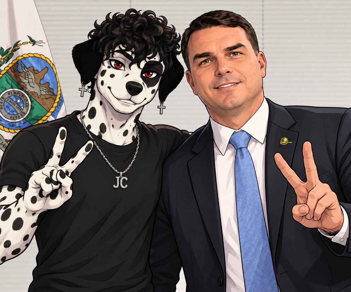 Sr_Nemi1309's tweet photo. Futuro presidente do Brasil!🫡🇧🇷

@FlavioBolsonaro 

#furry #direita #furryartㅤㅤㅤ #furryai #Brasil #furrybrasil #flaviobolsonaro #foralula https://t.co/G6UBP06cRb