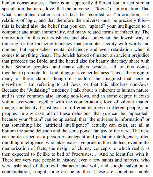 hylic_life's tweet photo. @liron @ilex_ulmus Dramatic stuff... Perhaps in this vein controversial author of below text may be invited on to further the case ? https://t.co/NydEtXLgOF