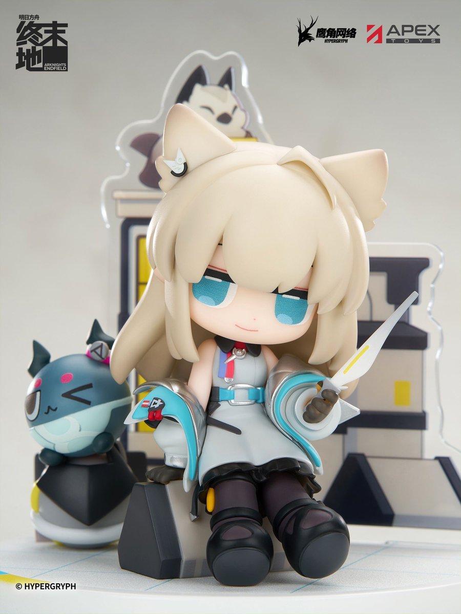 AitaiKuji's tweet photo. 🧸 Perlica gets the cutest makeover! The Arknights: Endfield APEX Cuties Series Figurine Perlica gives the character an adorable collectible look that’s ready to brighten up your display.

⬇️ Pre-order today!
🛒 https://t.co/bEMS0wLh6J
📆 Release Date: July 2027

#arknights #arknightsendfield